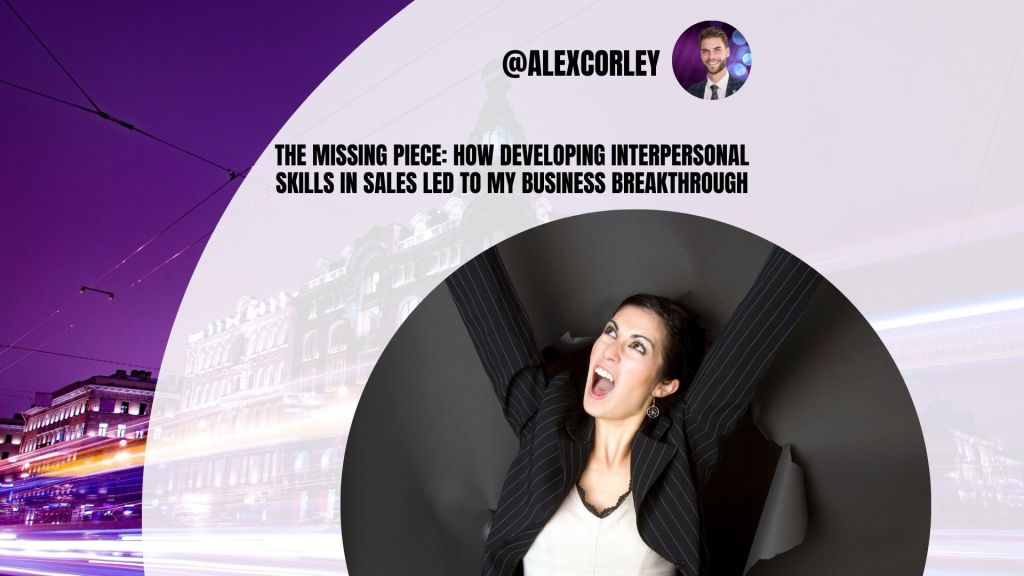 A saleswoman confidently raising her hands in celebration, symbolising success in active listening skills in sales and career growth.