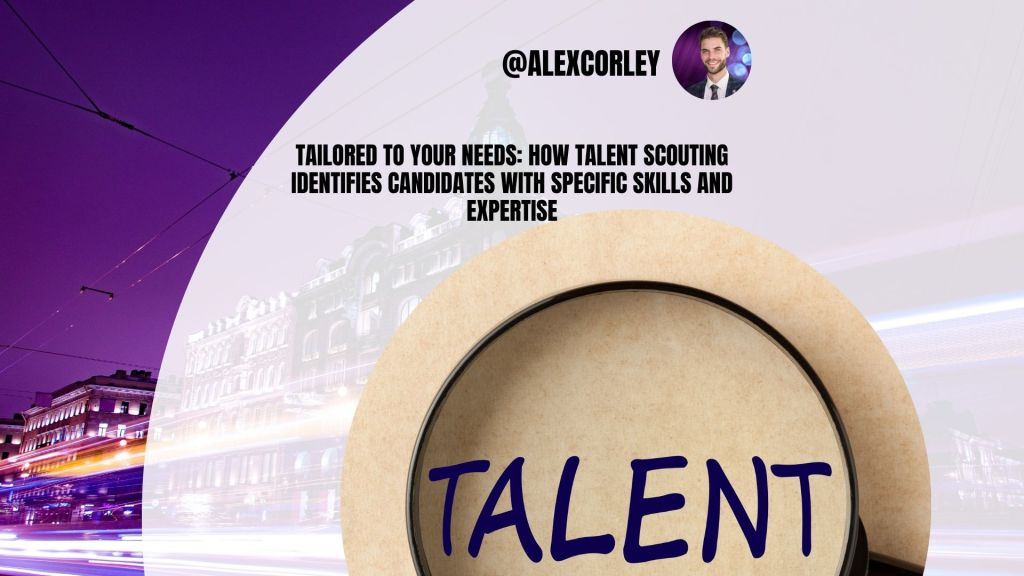 Talent showcased in a circle representing specialised skills in recruitment and talent scouting