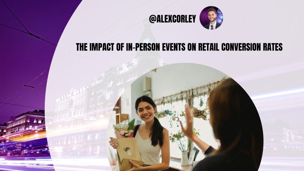 Retail staff engaging with customers during an in-person product demonstration at a pop-up event